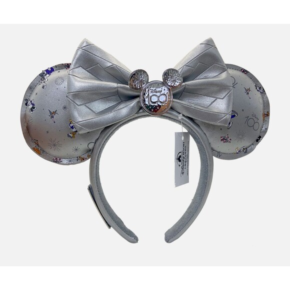 Disney Accessories - Disney 2023 Loungefly 100 Years Minnie Mouse Ears Headband Mickey Pluto Goofy